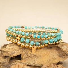 Hope + Harmony Beaded Bracelet Stack