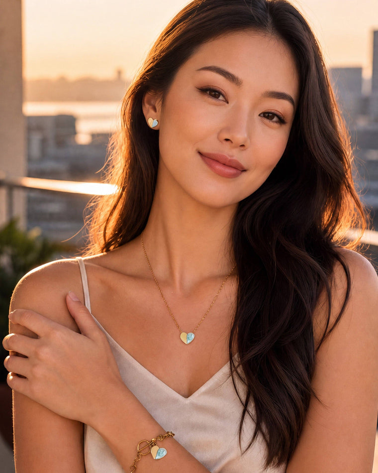 Give Hope Necklace in Mint