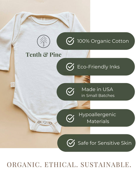 Little Pumpkin Organic Long Sleeve Onesie