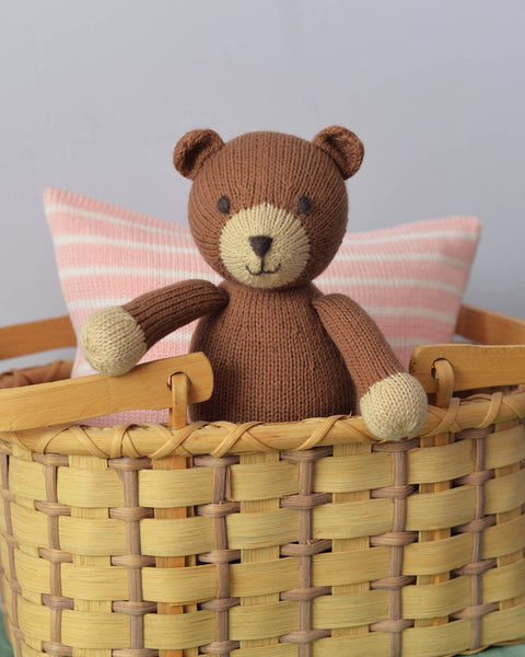 Handmade Knit Teddy Bear - Fair Trade