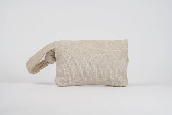 Summer Resort Clutch- Cream