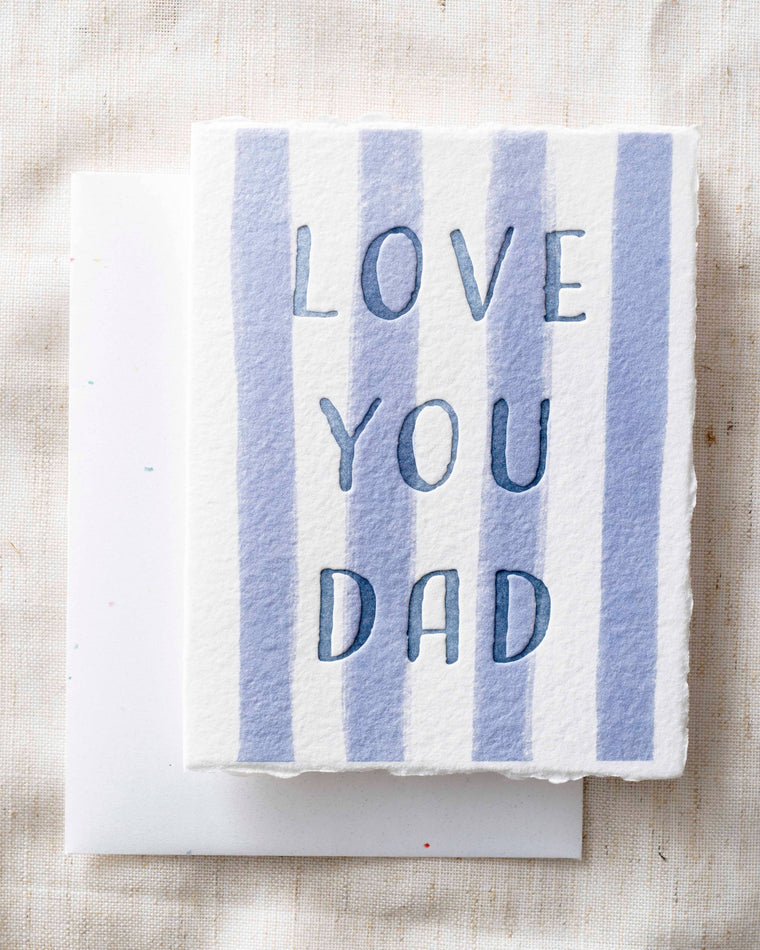 Love You Dad- Eco-Friendly Greeting Card