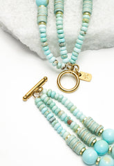 Luminous Tide Turquoise Necklace
