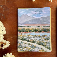 Western Landscape Card- Happy Anniversary