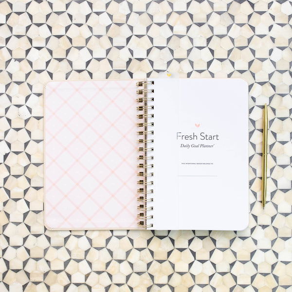 Fresh Start Daily Goal Planner