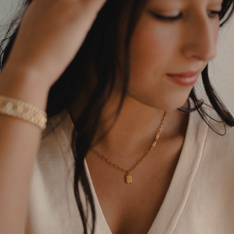 All Things Mini Tag Necklace