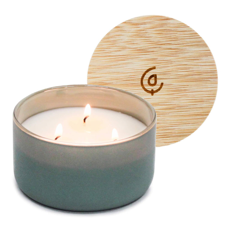 Evergreen + Eucalyptus - Three Wick Soy Candle