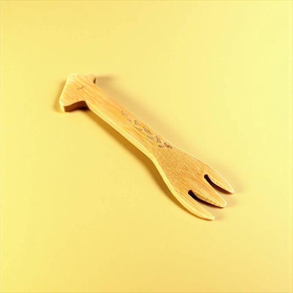 Bamboo Animal Utensil- Giraffe Fork