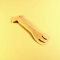 Bamboo Animal Utensil- Giraffe Fork