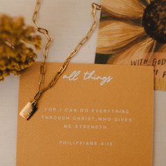 All Things Mini Tag Necklace