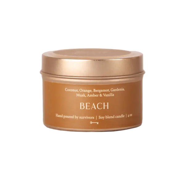 Beach Travel Soy Candle