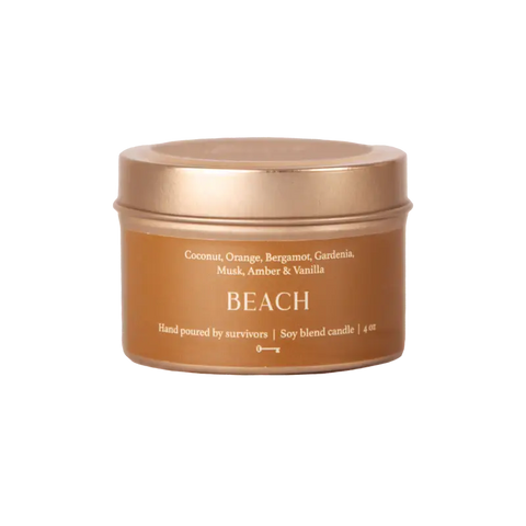 Beach Travel Soy Candle