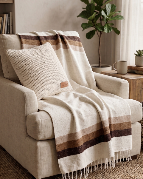 Authentic Mexican Blanket - Canyon Sands