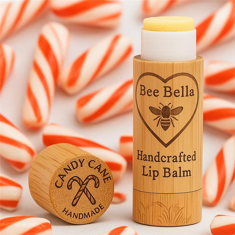 Candy Cane Natural Lip Balm