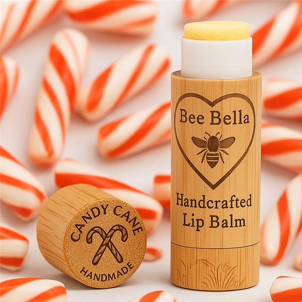 Candy Cane Natural Lip Balm