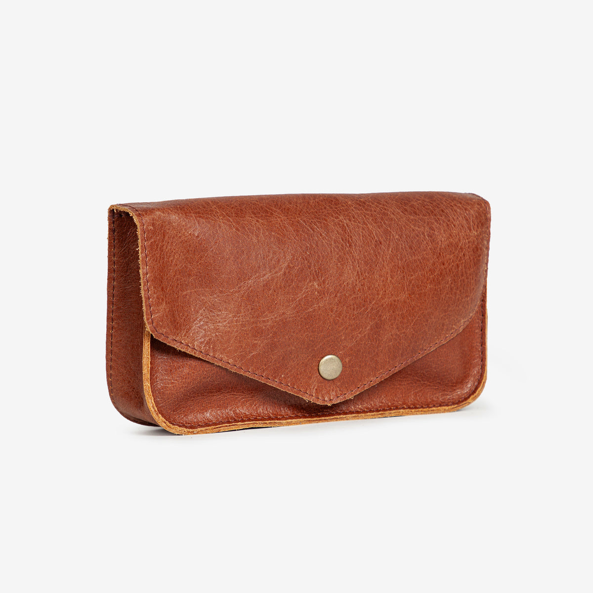 Leather Crossbody Bag- Vintage Brown