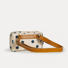Block Print Belt Bag- Indigo Dot