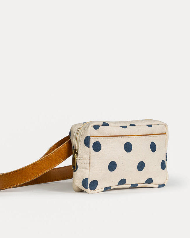 Indigo Dot Block Print Crossbody- SALE!