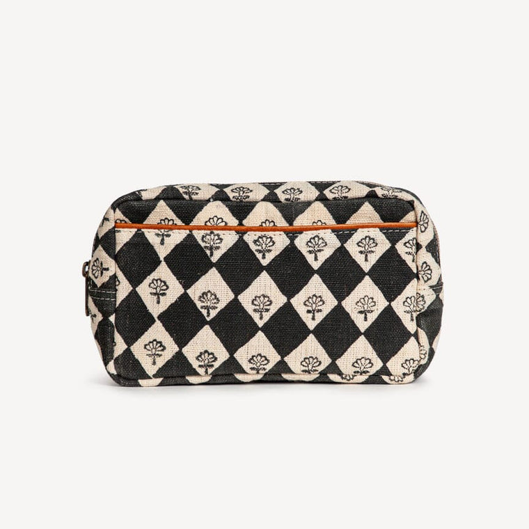 Block Print Belt Bag- Harlequin