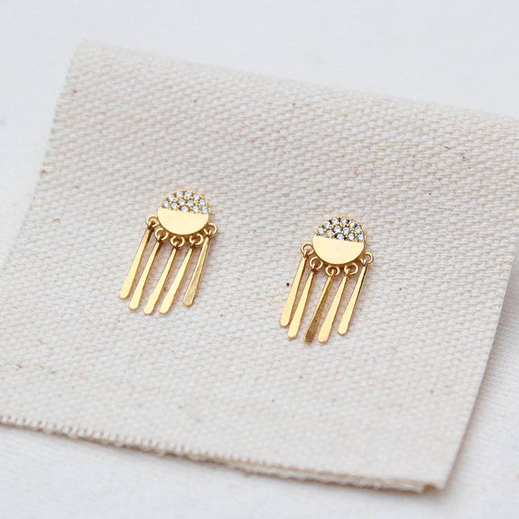 fair trade ethical gold earrings 