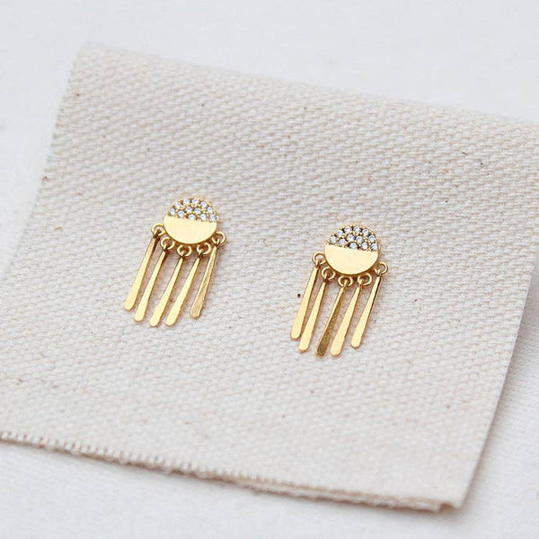 fair trade ethical gold earrings 