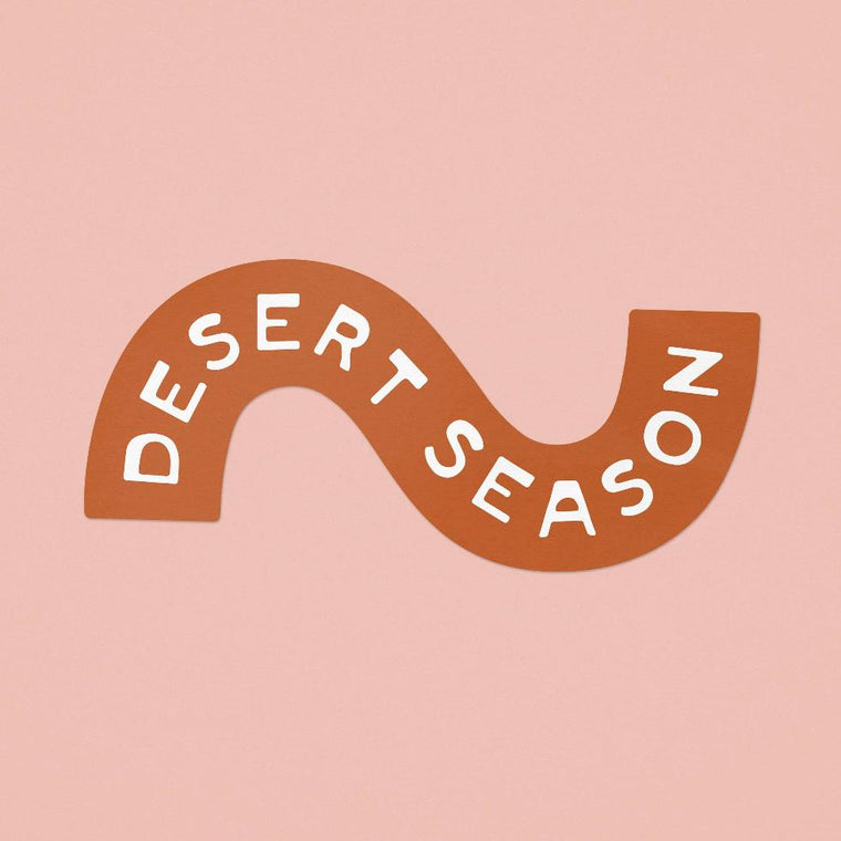 Desert Season Vinyl Sticker