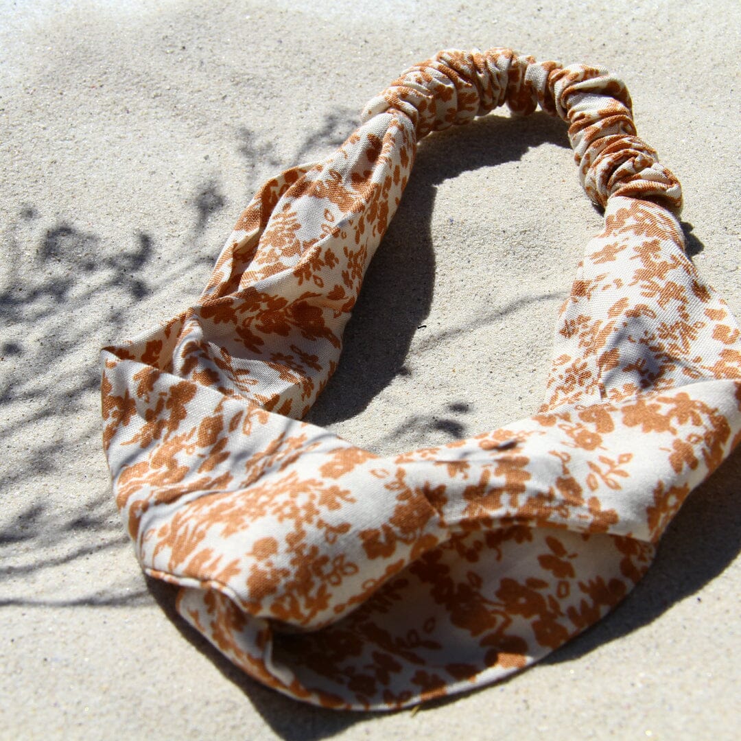 Caramel Flowers Headband