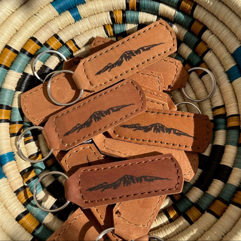 Camelback Mountain Leather Key Fob