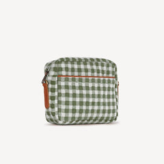 Camera Bag- Olive Gingham