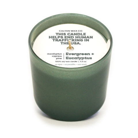 Evergreen + Eucalyptus Soy Candle
