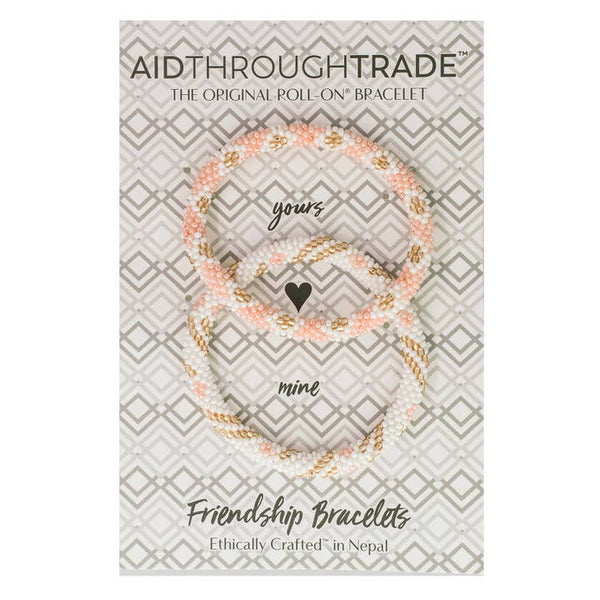 Friendship Bracelet Set- Blush