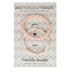 Friendship Bracelet Set- Blush