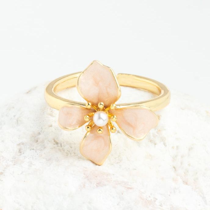 Hope in Bloom Ring- Misty Rose