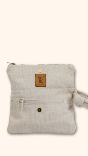 Summer Resort Clutch- Cream