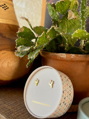 Gold Cactus Earrings- SPECIAL OFFER!