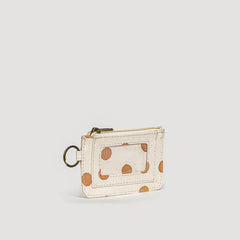Block Print ID Pouch - Clay Dot