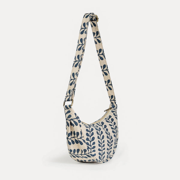 Moon Sling Bag- Indigo Fern