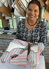 handcrafted ethically made textiles 