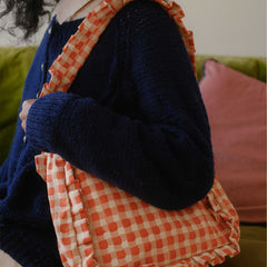 Momo Shoulder Bag- Harvest Gold Gingham