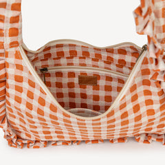 Momo Shoulder Bag- Harvest Gold Gingham