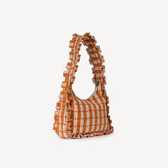 Momo Shoulder Bag- Ember Plaid