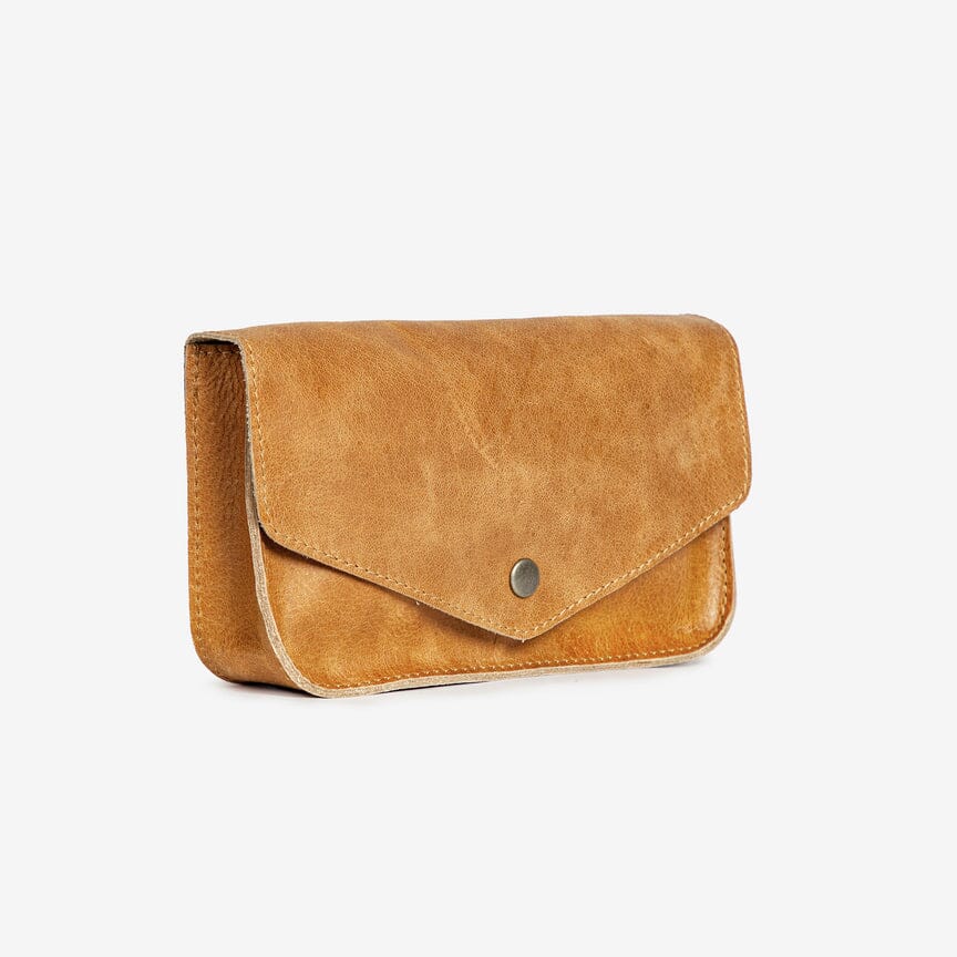 Leather Belt Bag/Crossbody- Camel - Redemption Market