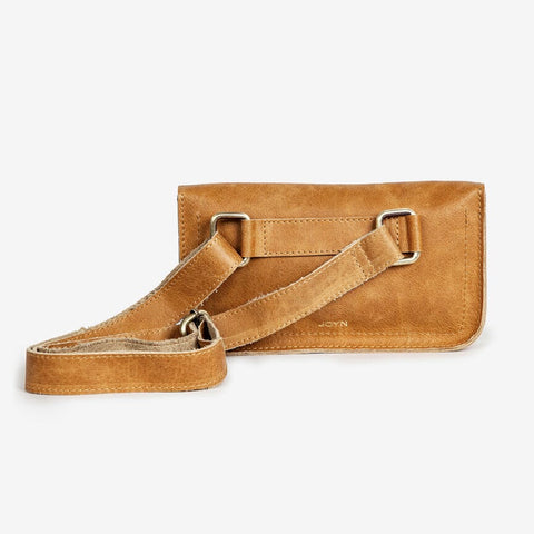 Leather Belt Bag/Crossbody- Camel - Redemption Market