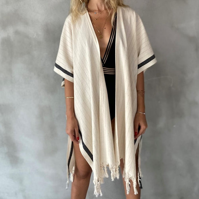 Turkish Cotton Kimono/Beach Cover-Up