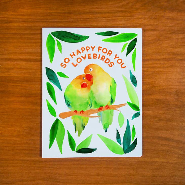 Lovebirds Greeting Card