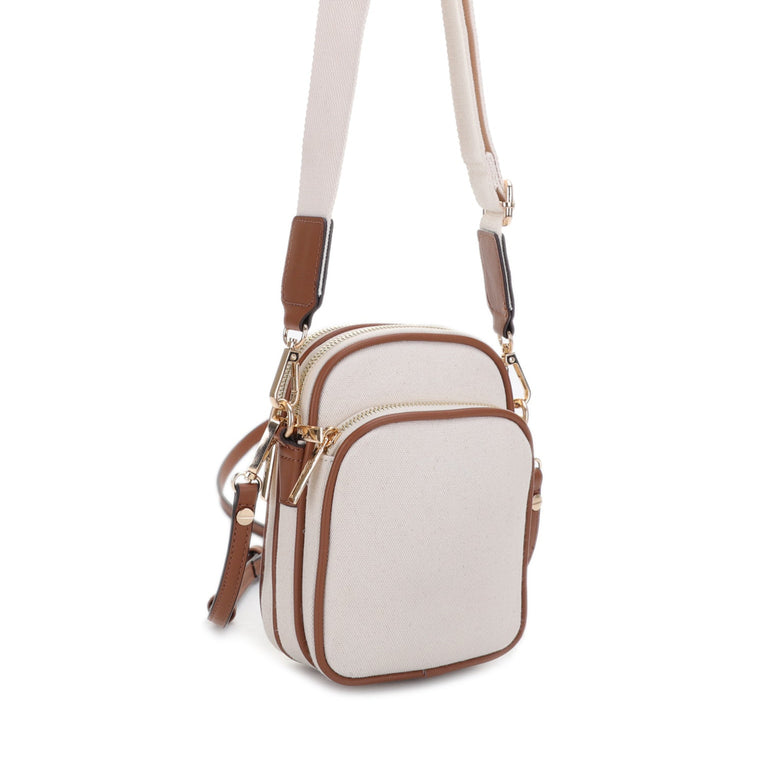 Josie Double Crossbody - Canvas