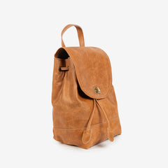 Mini Foldover Backpack- Camel