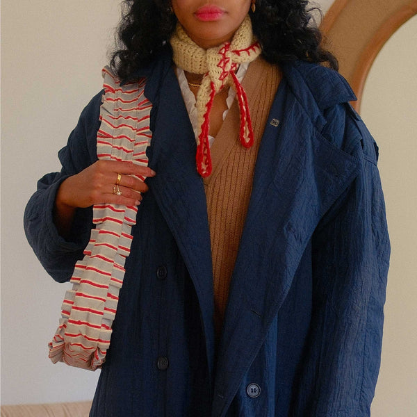 Momo Shoulder Bag- Blanket Stripe