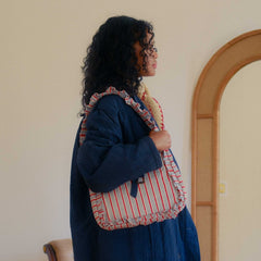 Momo Shoulder Bag- Blanket Stripe