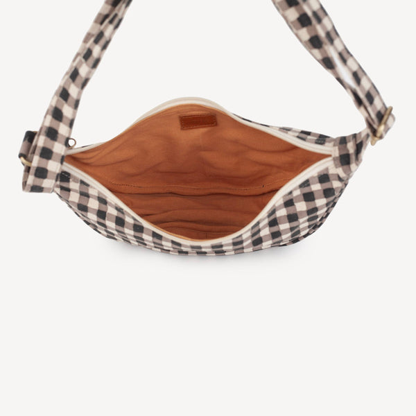 Moon Sling Bag- Winter Gingham